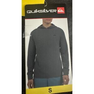 Quicksilver Men's Hooded Top - NWT - Gray Dryflight Technology Moisture Wicking